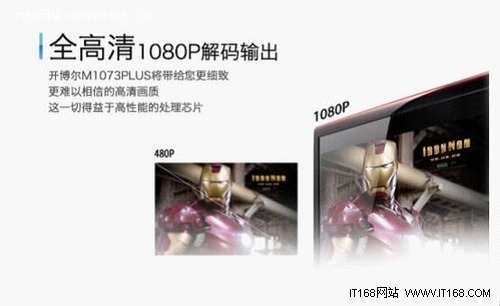 高清新視界開(kāi)博爾M1073PLUS將隆重現(xiàn)市