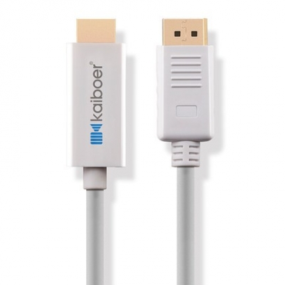 開博爾DP轉HDMI線公對公1080P電腦接電視機顯卡接高清投影連接線
